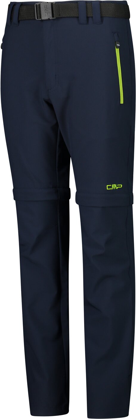 CMP - KID ZIP OFF PANT B.BLUE-LIMEGREEN – Bild 3
