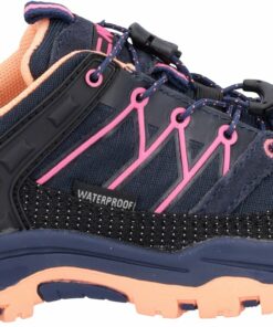 CMP - KIDS RIGEL LOW TREKKING SHOE WP B.BLUE-SUNRISE