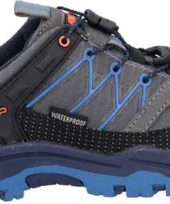 CMP - KIDS RIGEL LOW TREKKING SHOE WP GRAFFITE-OLTREMARE