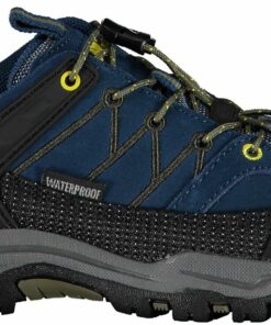 CMP - KIDS RIGEL LOW TREKKING SHOES WP BLUE INK-YELLOW