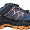 CMP - KIDS RIGEL LOW TREKKING SHOES WP BLUESTEEL-FLAME