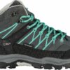 CMP - KIDS RIGEL MID TREKKING SHOE WP TITANIO-ACQUA