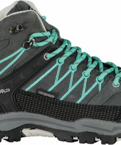 CMP - KIDS RIGEL MID TREKKING SHOE WP TITANIO-ACQUA