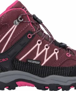 CMP - KIDS RIGEL MID TREKKING SHOES WP PRUGNA-PEACH