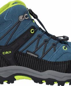 CMP - KIDS RIGEL MID TREKKING SHOES WP DEEP LAKE-ACIDO