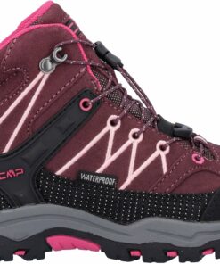 CMP - KIDS RIGEL MID TREKKING SHOES WP PRUGNA-PEACH