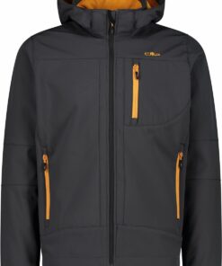 CMP - MAN JACKET ZIP HOOD ANTRACITE-ZUCCA