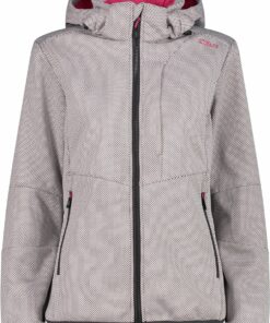 CMP - WOMAN JACKET ZIP HOOD B.CO GESSO-ANTRACITE