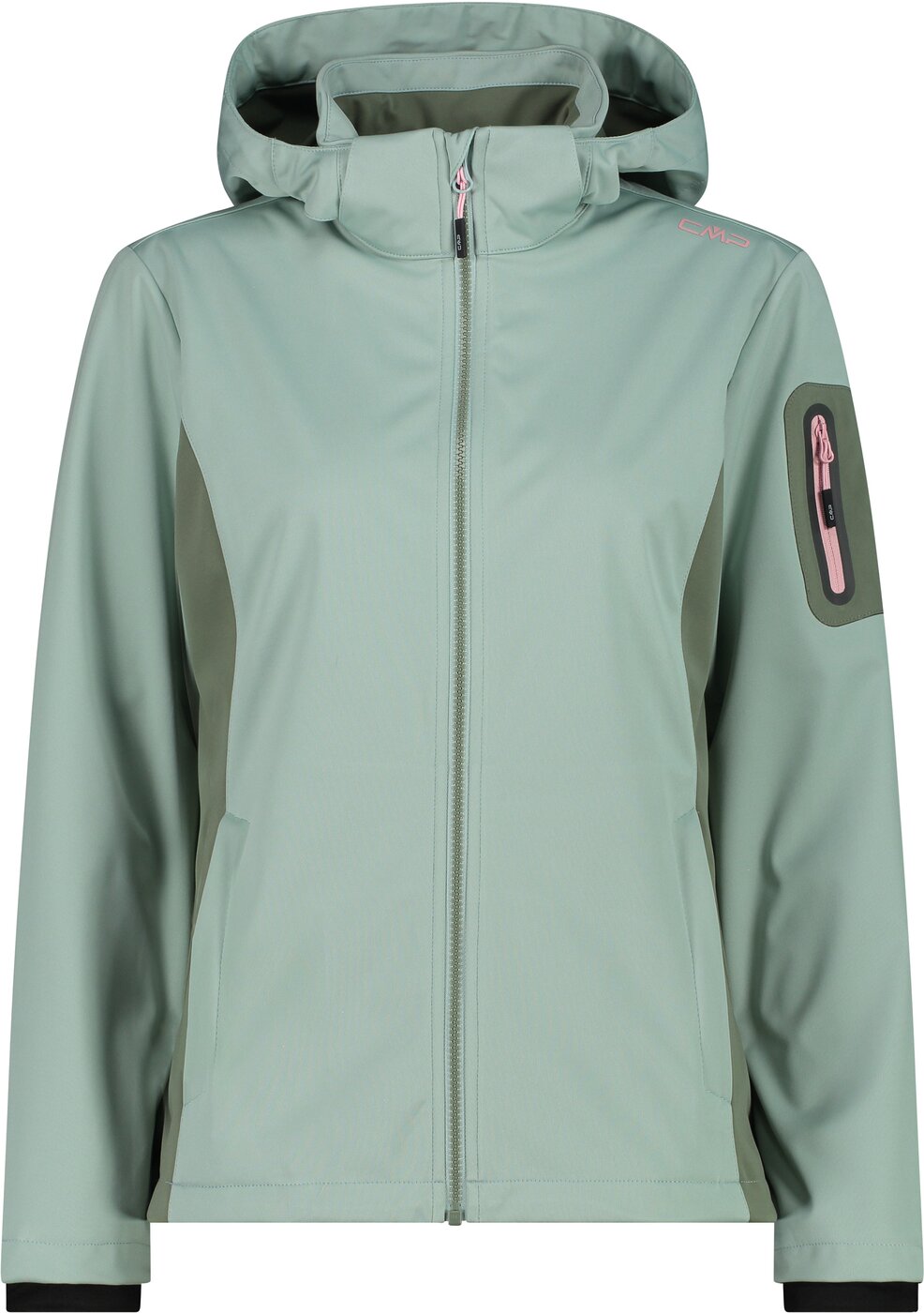 CMP - WOMAN JACKET ZIP HOOD JADE