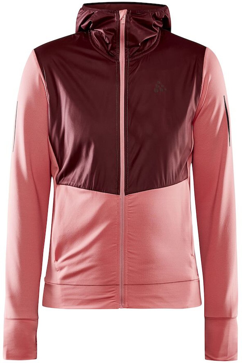 CRAFT - ADV CHARGE JERSEY HOOD JACKET W CORAL/TRUFFLE