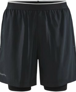 CRAFT - ADV ESSENCE PERFORATED 2-IN-1 STRETCH SH BLACK