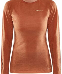 CRAFT - ADV SUBZ WOOL LS TEE 2 W RUSTY GLOW