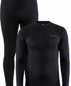 CRAFT - CORE WARM BASELAYER SET M BLACK
