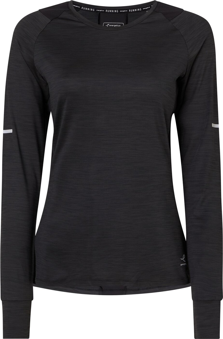 ENERGETICS - Da.-Langarmshirt Evii L/S W MELANGE/BLACK/BLACK