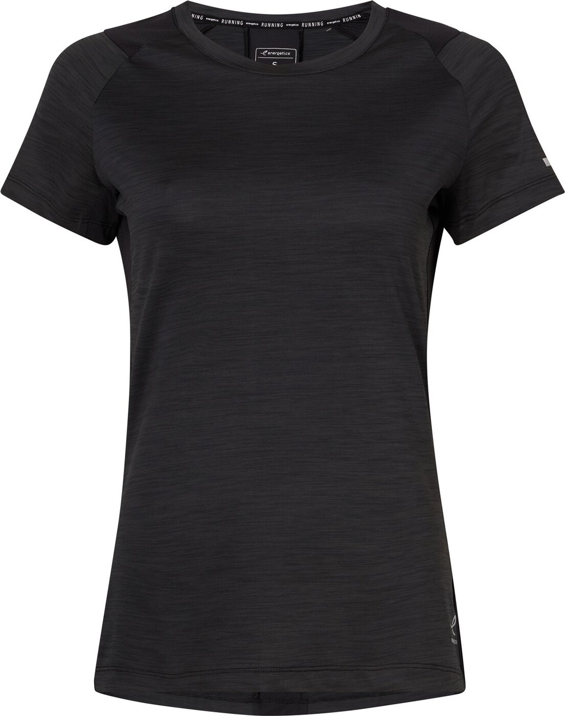 ENERGETICS - Da.-T-Shirt Evii SS W MELANGE/BLACK/BLACK