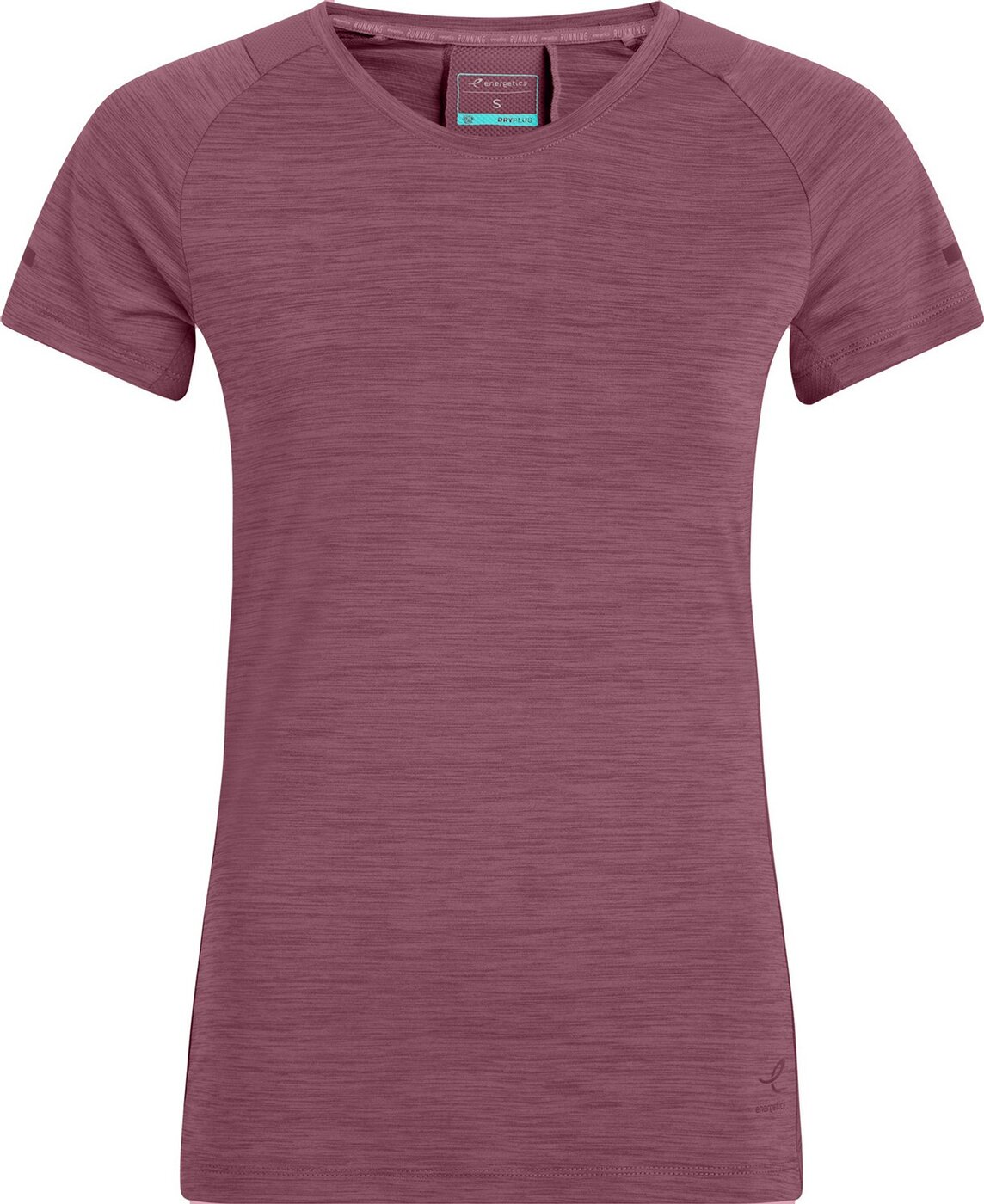 ENERGETICS - Da.-T-Shirt Evii SS W MELANGE/RED WINE/VIO