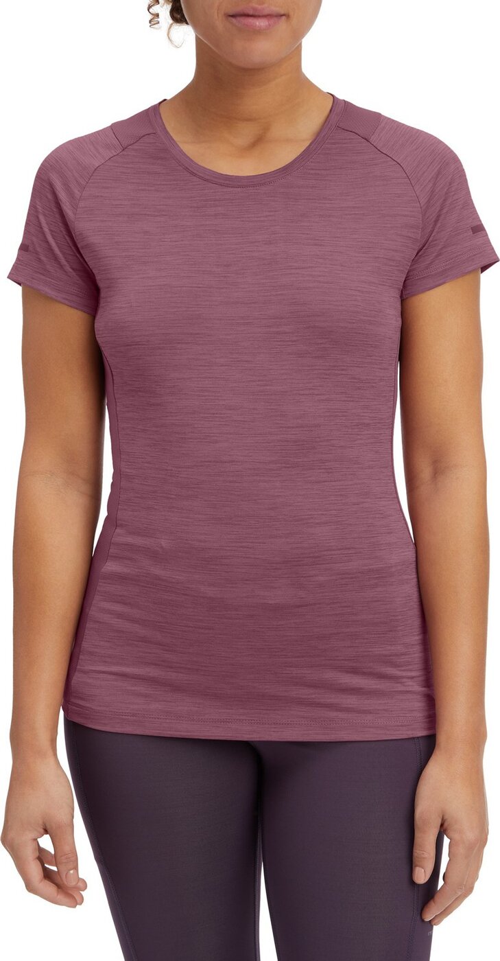 ENERGETICS - Da.-T-Shirt Evii SS W MELANGE/RED WINE/VIO – Bild 2