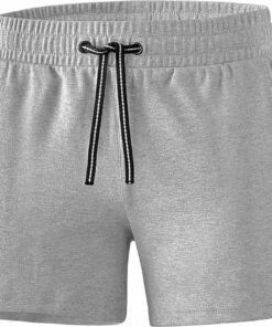 ERIMA - ESSENTIAL sweatshorts LIGHT GREYMELANGE/BLACK