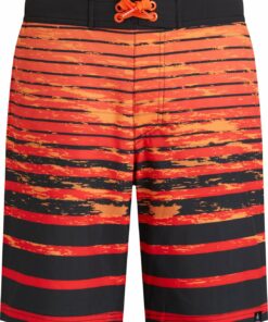 FIREFLY - Ju.-Badeshorts STRP7 Naveen jrs ORANGE DARK/BLACK