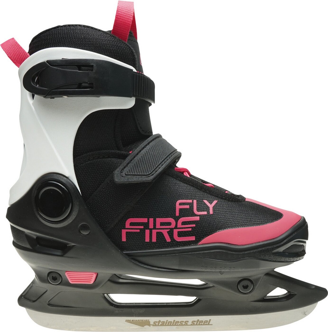FIREFLY - Mä.-Eishockey-Schuh Alpha Soft III ADJ G BLACK/WHITE/PINK
