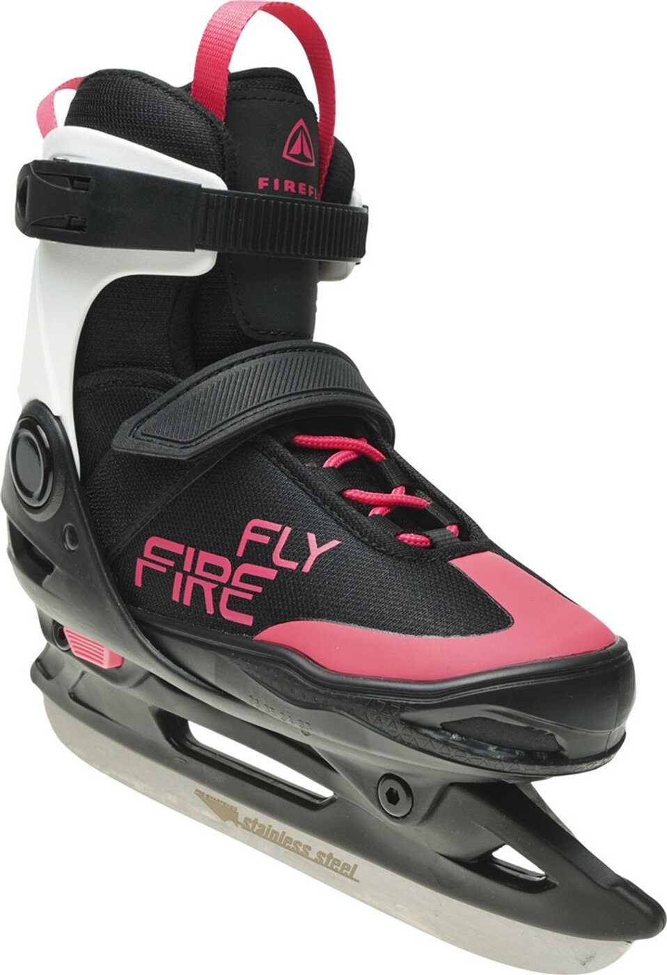 FIREFLY - Mä.-Eishockey-Schuh Alpha Soft III ADJ G BLACK/WHITE/PINK – Bild 2