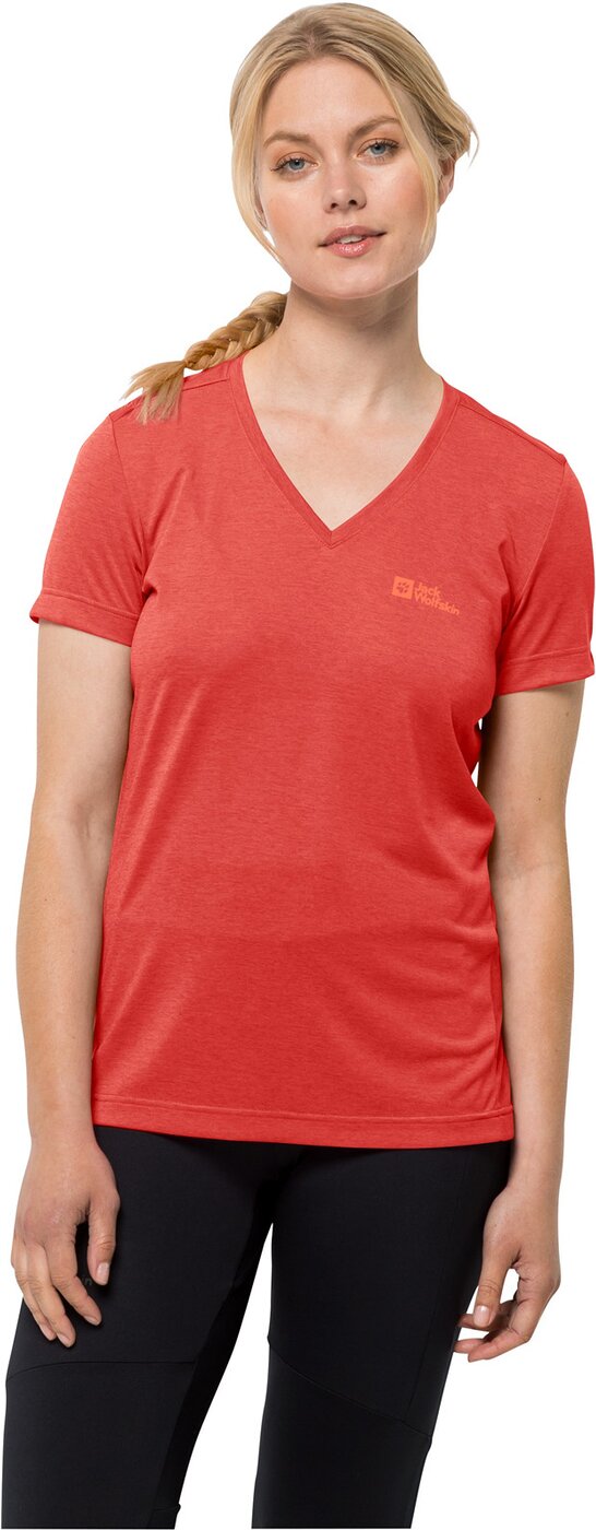 JACK WOLFSKIN - CROSSTRAIL T WOMEN TANGO ORANGE – Bild 2