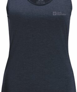 JACK WOLFSKIN - CROSSTRAIL TANK W NIGHT BLUE