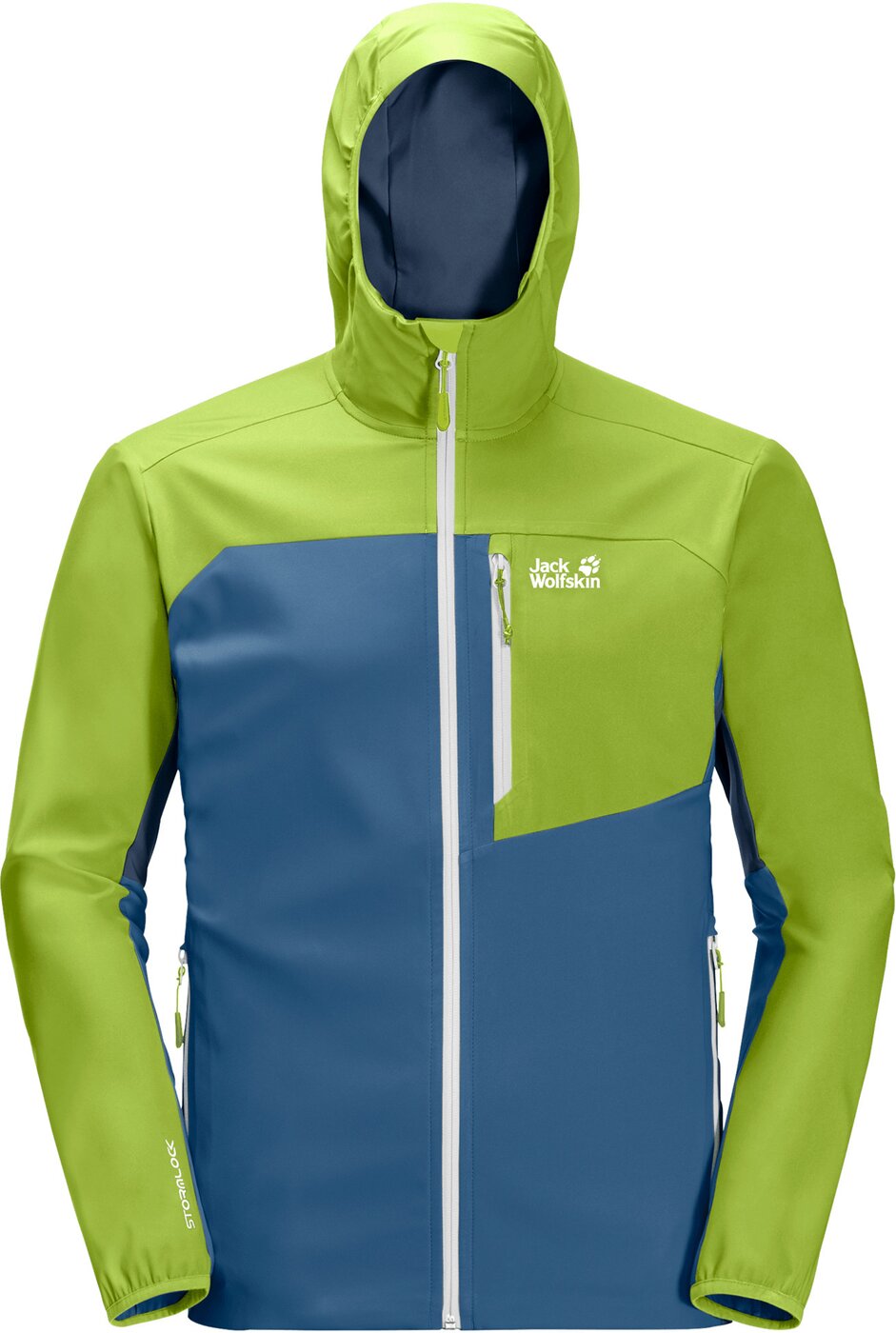 JACK WOLFSKIN - EAGLE PEAK II SOFTSHELL M INDIGO BLUE