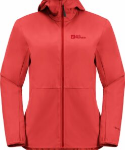 JACK WOLFSKIN - FELDBERG HOODY W VIBRANT RED