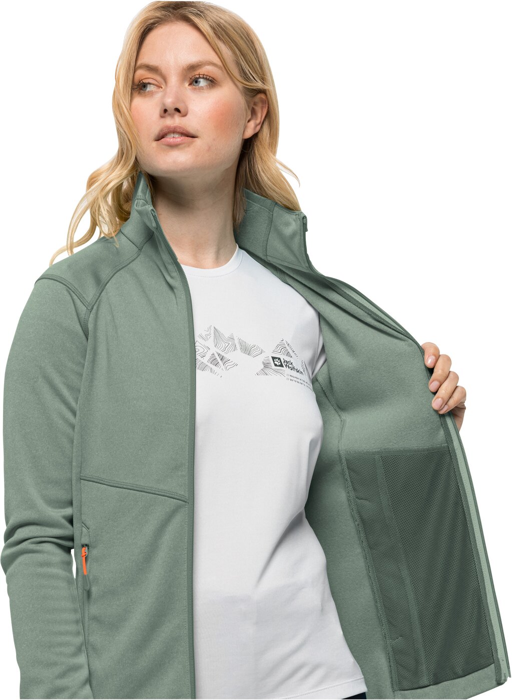 JACK WOLFSKIN - FORTBERG FZ W PICNIC GREEN – Bild 4