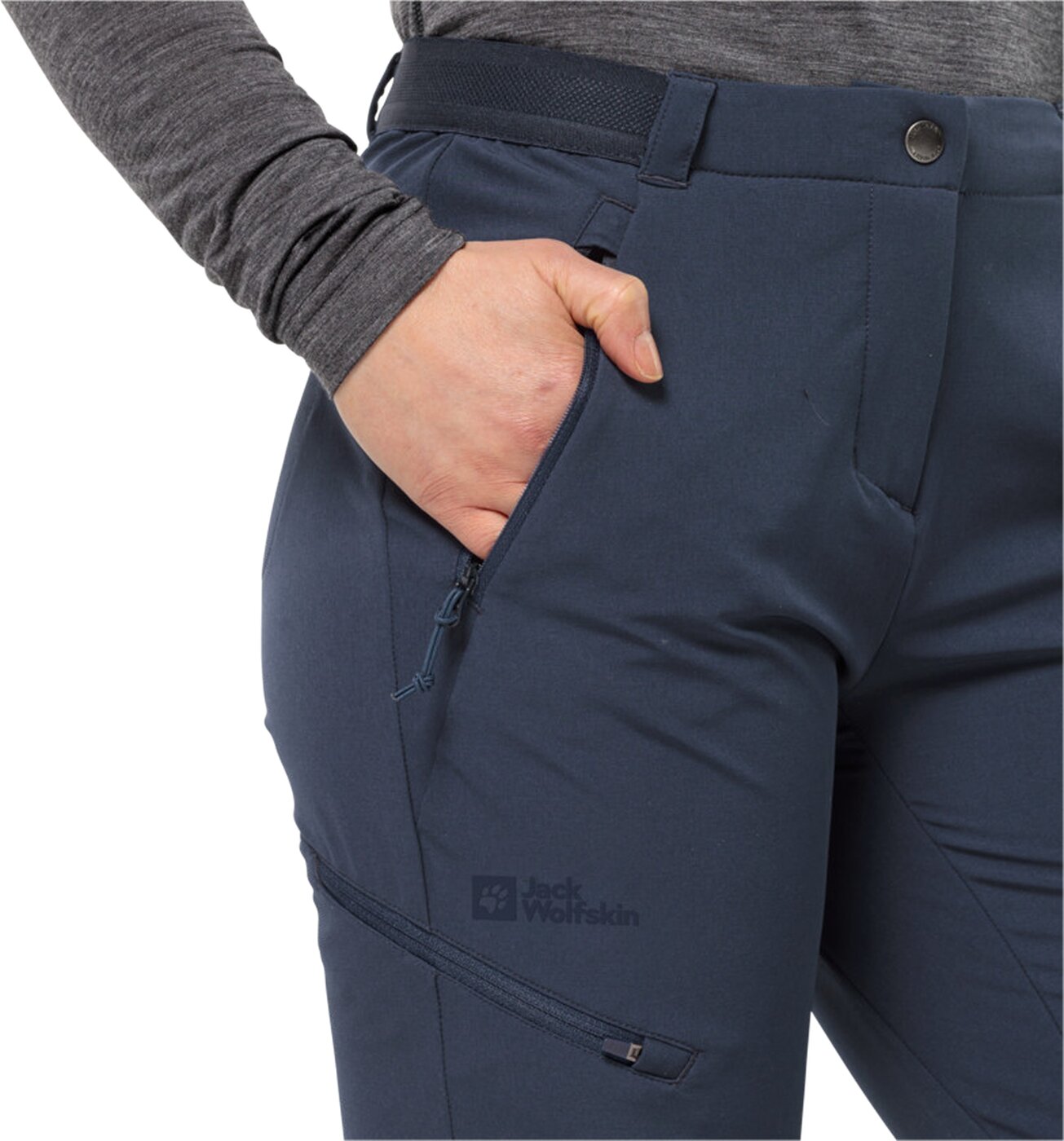 JACK WOLFSKIN - GEIGELSTEIN PANTS W NIGHT BLUE – Bild 4