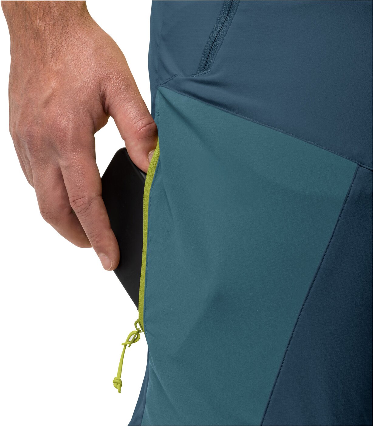 JACK WOLFSKIN - GLASTAL SHORTS M DARK SEA – Bild 4