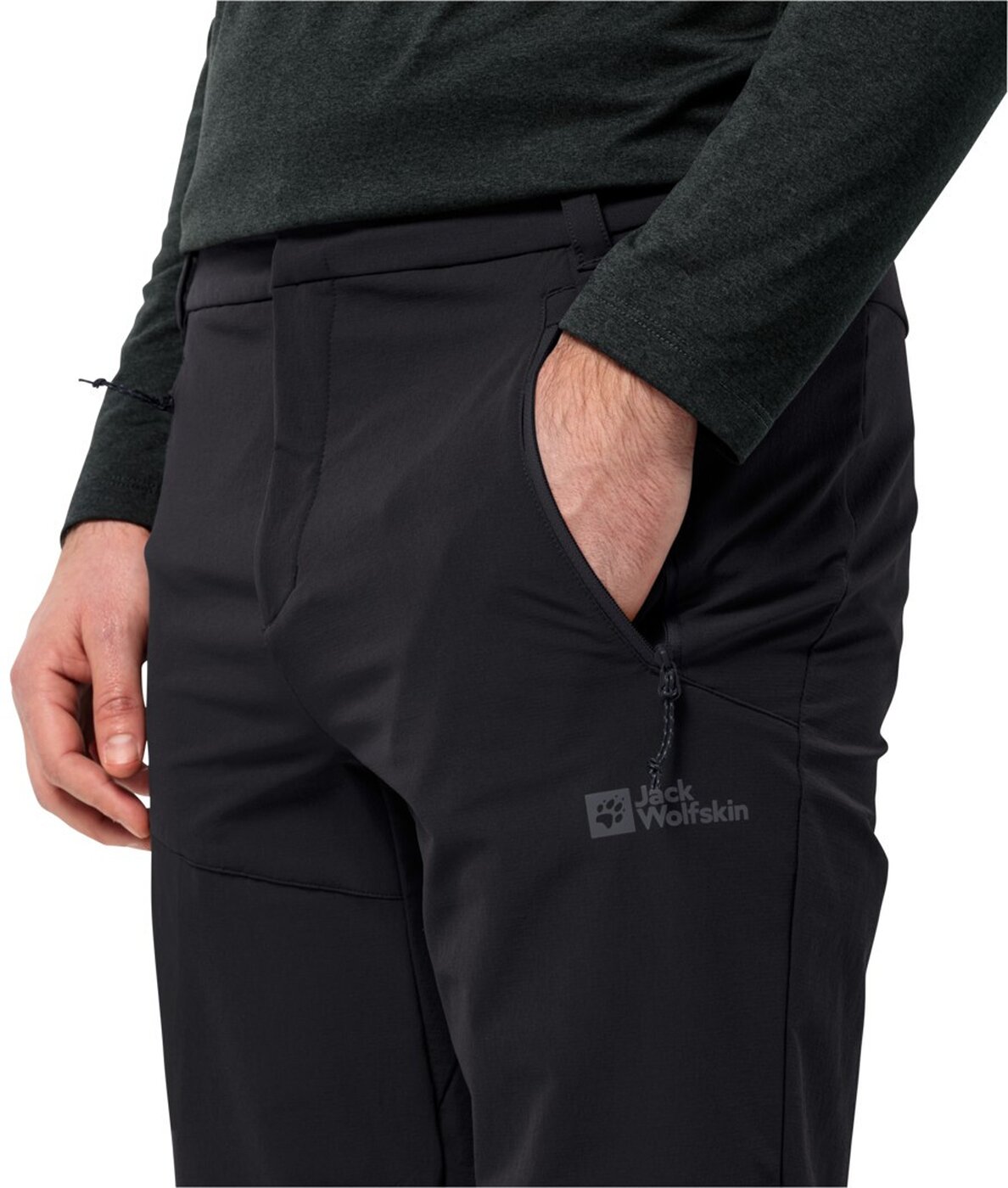JACK WOLFSKIN - GLASTAL WINTER PANTS M BLACK – Bild 4