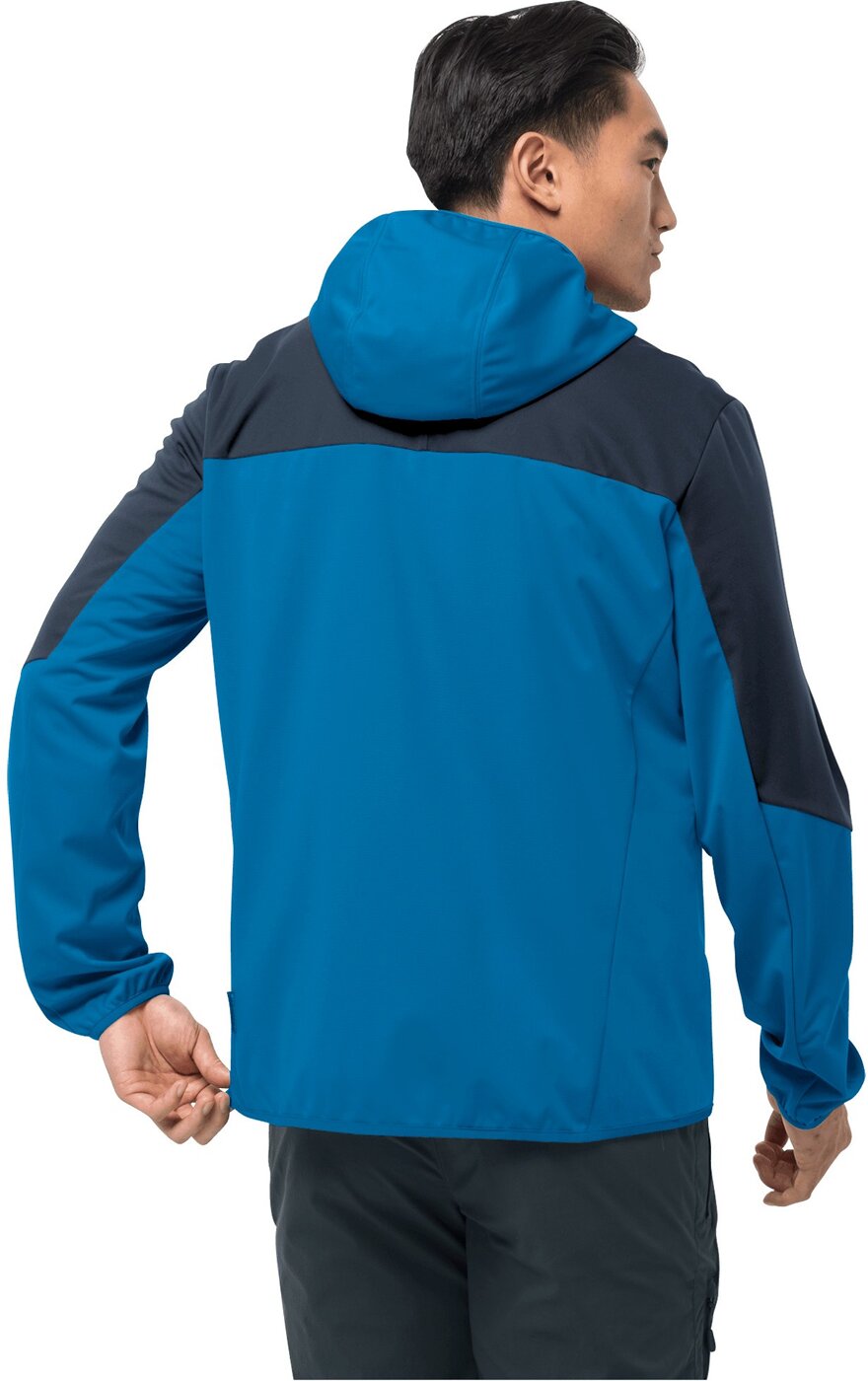 JACK WOLFSKIN - GO HIKE SOFTSHELL M BLUE PACIFIC – Bild 3
