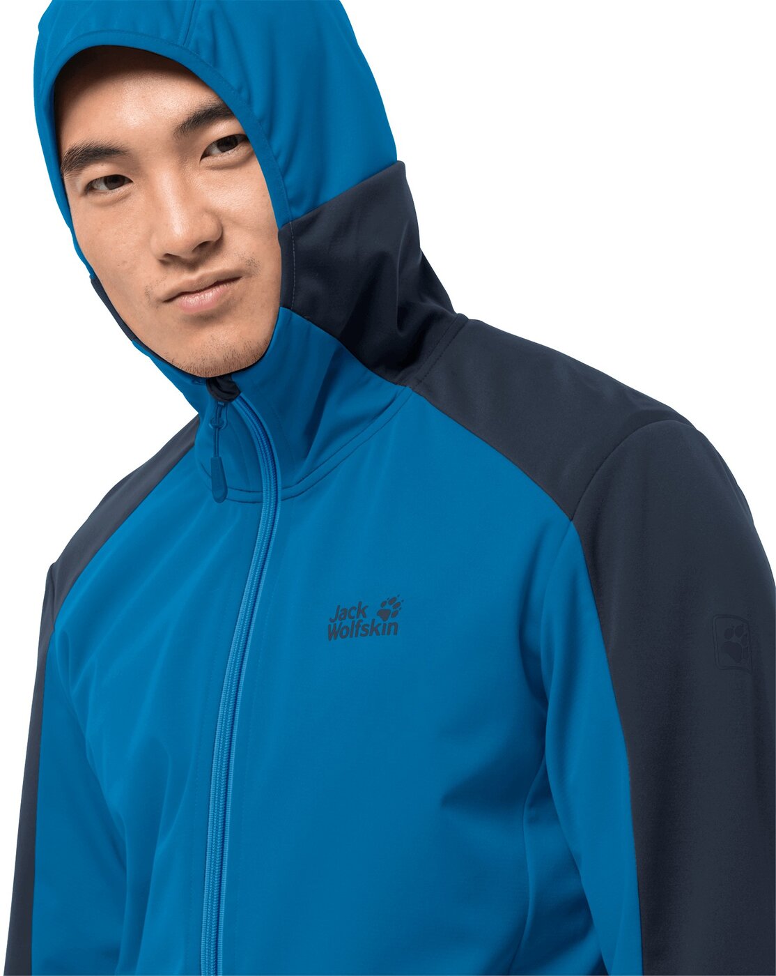 JACK WOLFSKIN - GO HIKE SOFTSHELL M BLUE PACIFIC – Bild 4