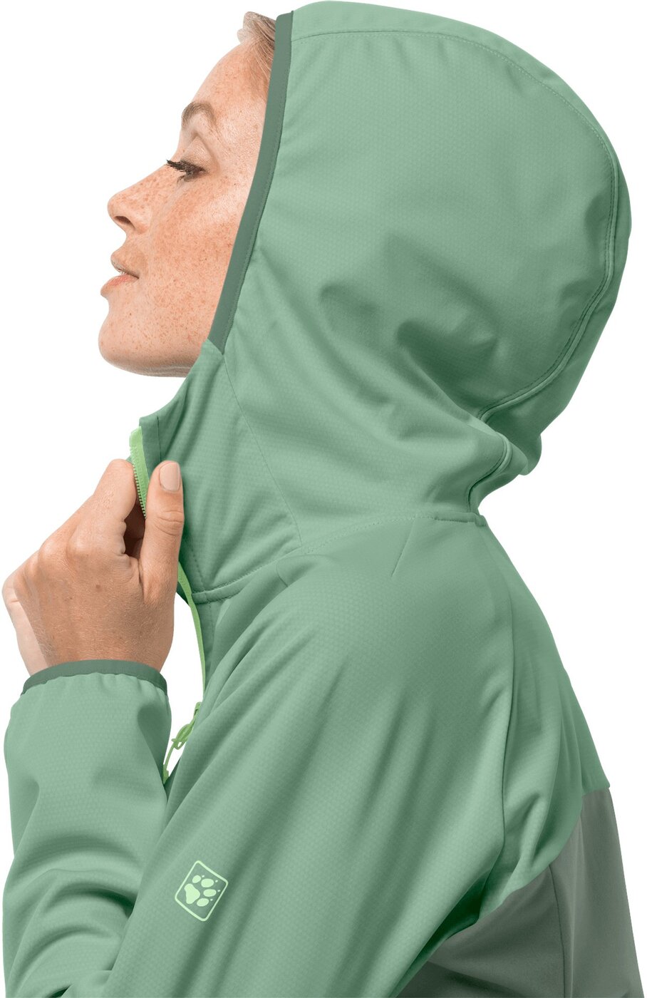 JACK WOLFSKIN - GO HIKE SOFTSHELL W HEDGE GREEN – Bild 4