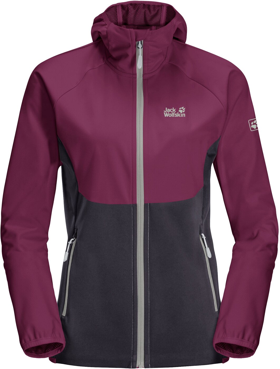 JACK WOLFSKIN - GO HIKE SOFTSHELL W WILD BERRY