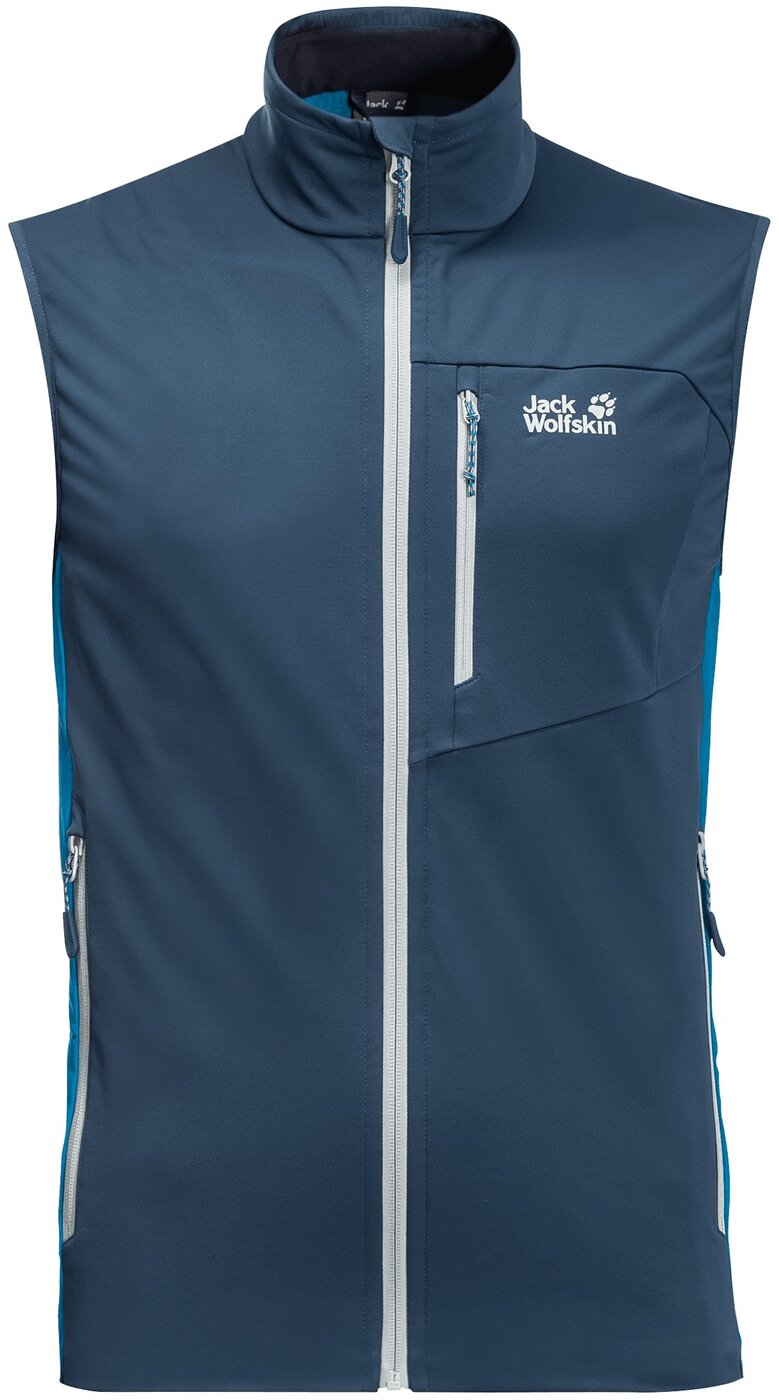 JACK WOLFSKIN - HIGHEST PEAK VEST M THUNDER BLUE