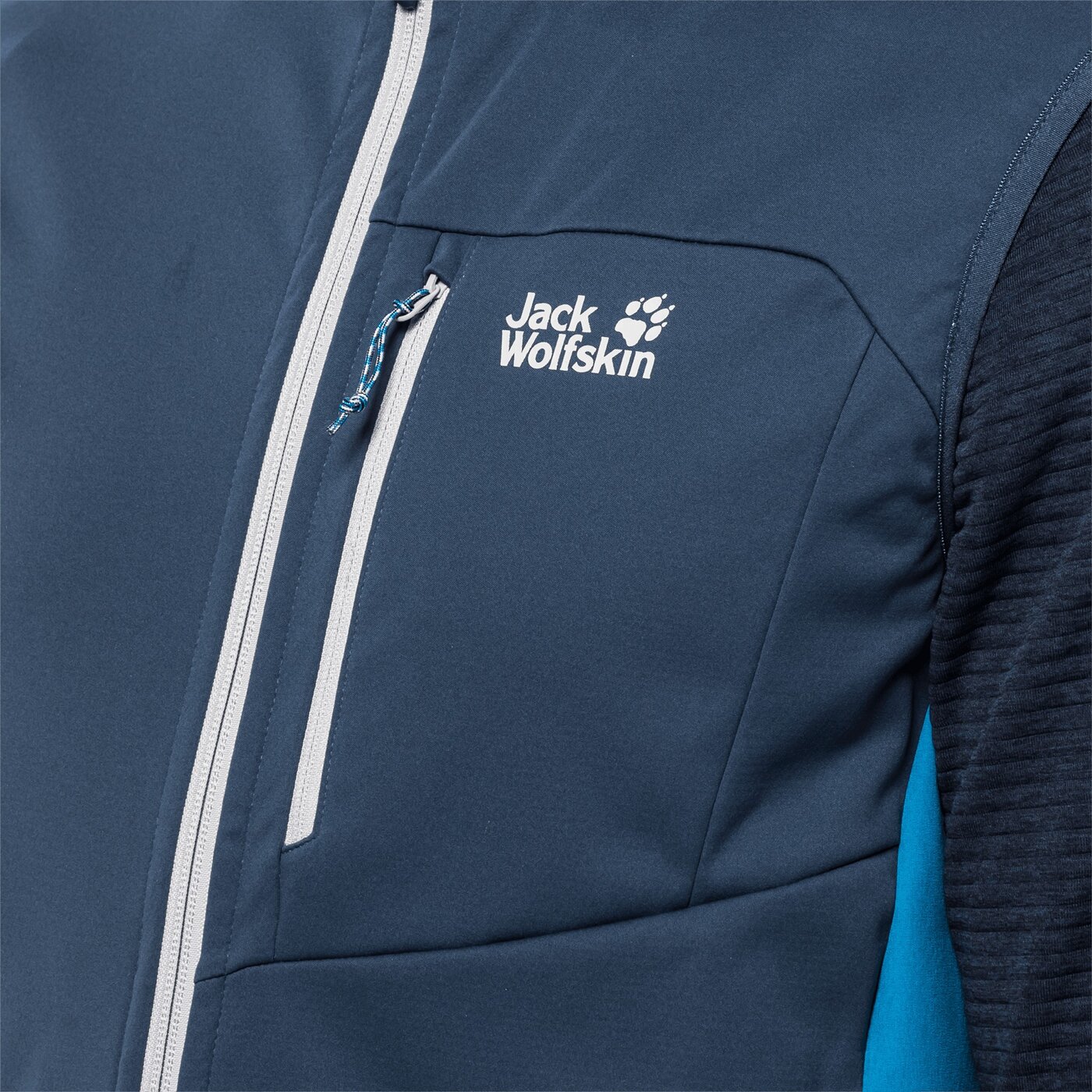 JACK WOLFSKIN - HIGHEST PEAK VEST M THUNDER BLUE – Bild 4