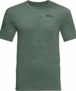 JACK WOLFSKIN - KAMMWEG S/S M HEDGE GREEN