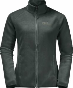 JACK WOLFSKIN - MOONRISE FZ W SLATE GREEN