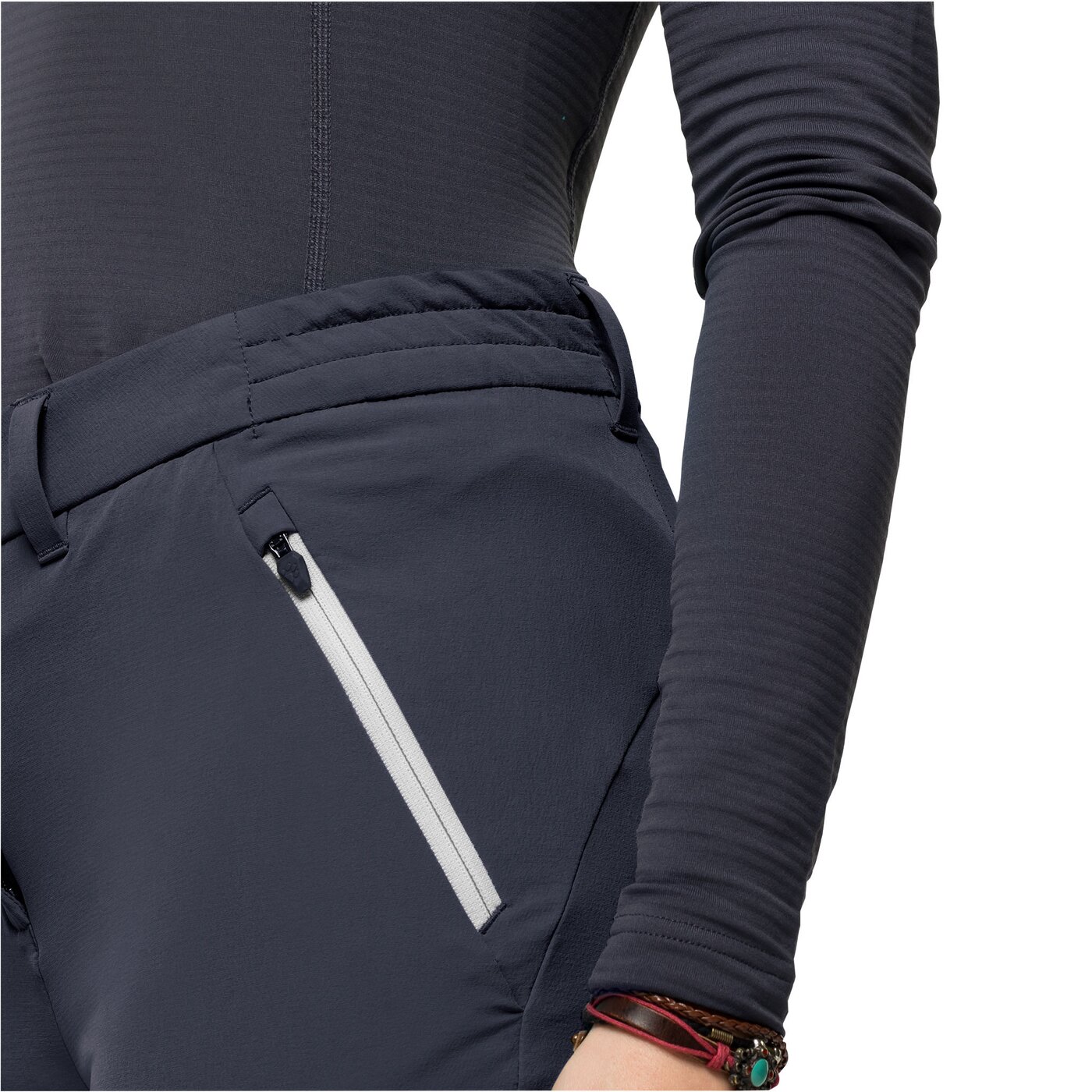 JACK WOLFSKIN - OVERLAND II PANTS W GRAPHITE – Bild 6