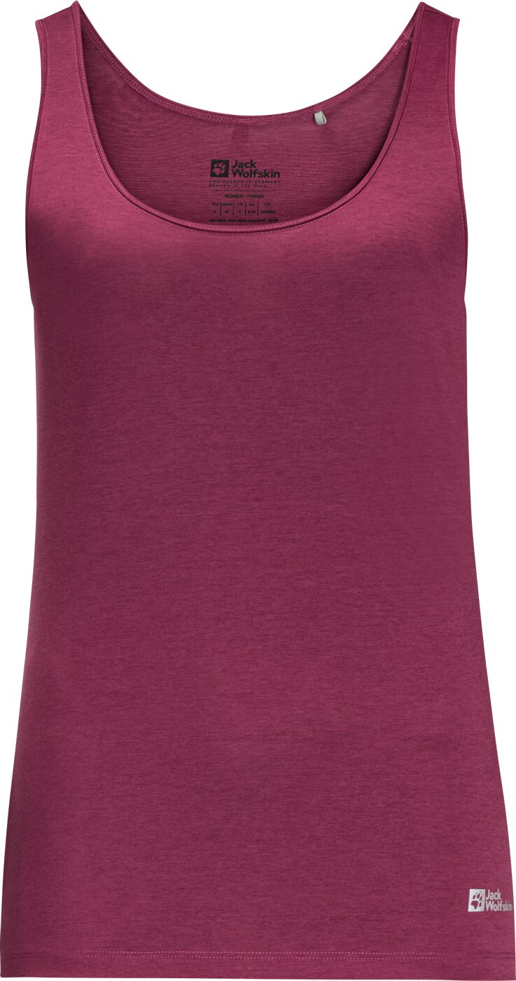 JACK WOLFSKIN - PACK & GO TANK W SANGRIA RED
