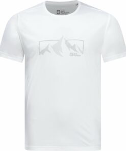 JACK WOLFSKIN - PEAK GRAPHIC T M STARK WHITE