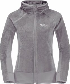 JACK WOLFSKIN - ROTWAND HOODED FZ W SEAGULL