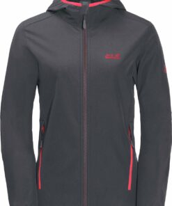 JACK WOLFSKIN - TURBULENCE JACKET WOMEN EBONY
