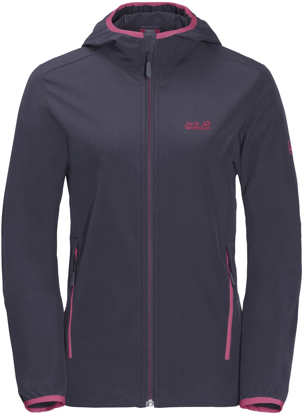 JACK WOLFSKIN - TURBULENCE JACKET WOMEN GRAPHITE