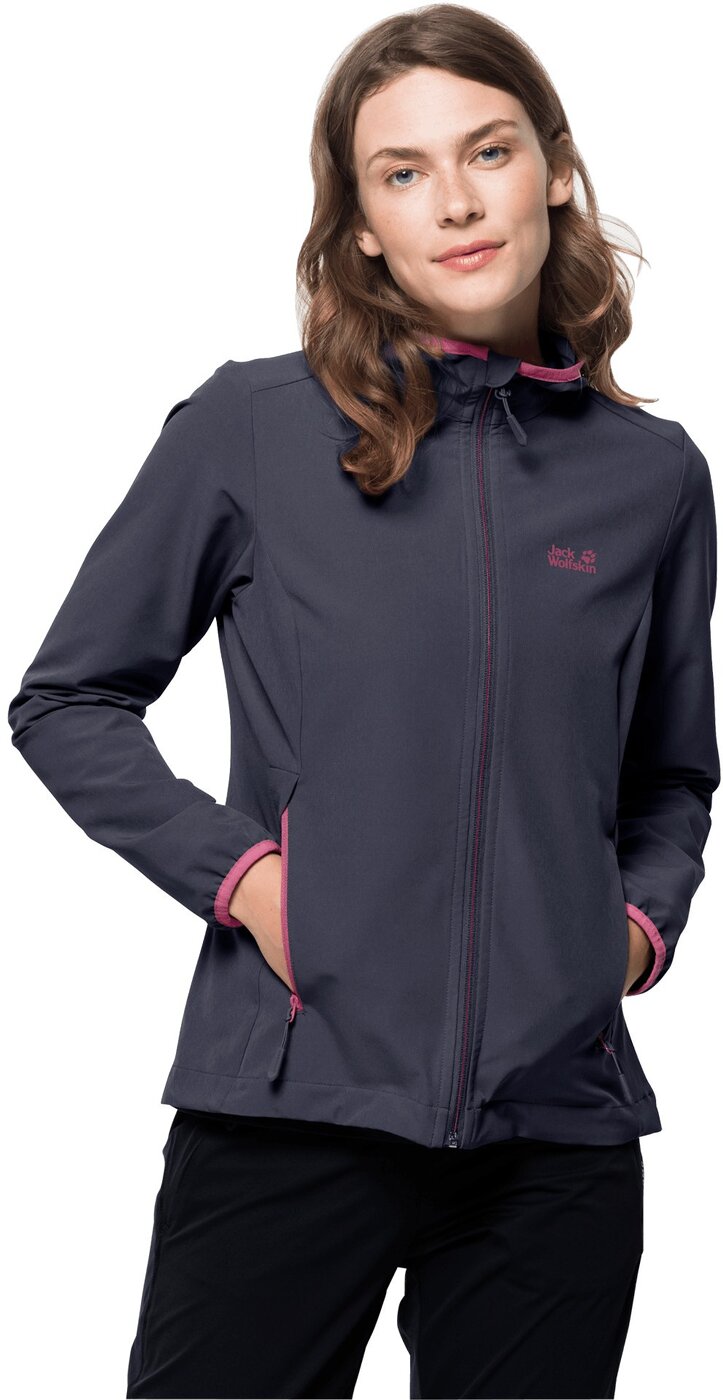 JACK WOLFSKIN - TURBULENCE JACKET WOMEN GRAPHITE – Bild 2