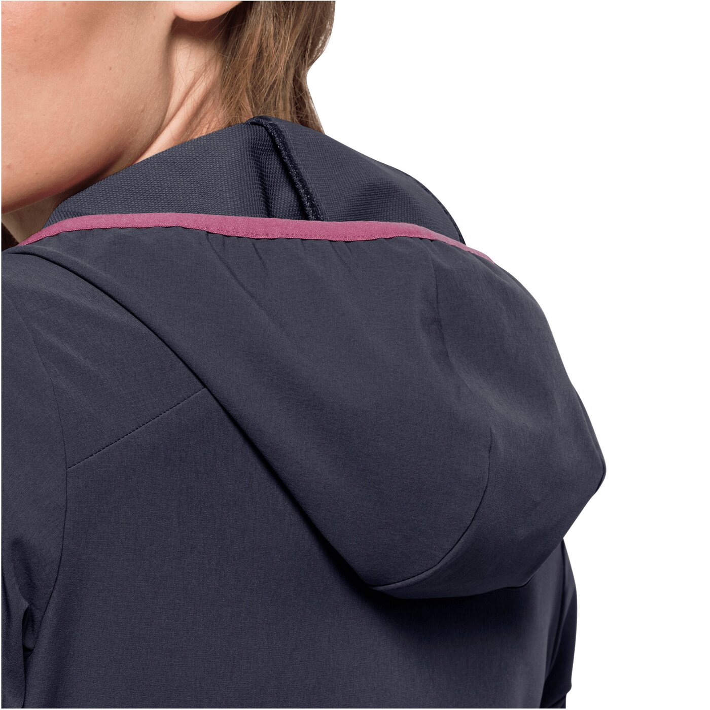 JACK WOLFSKIN - TURBULENCE JACKET WOMEN GRAPHITE – Bild 6