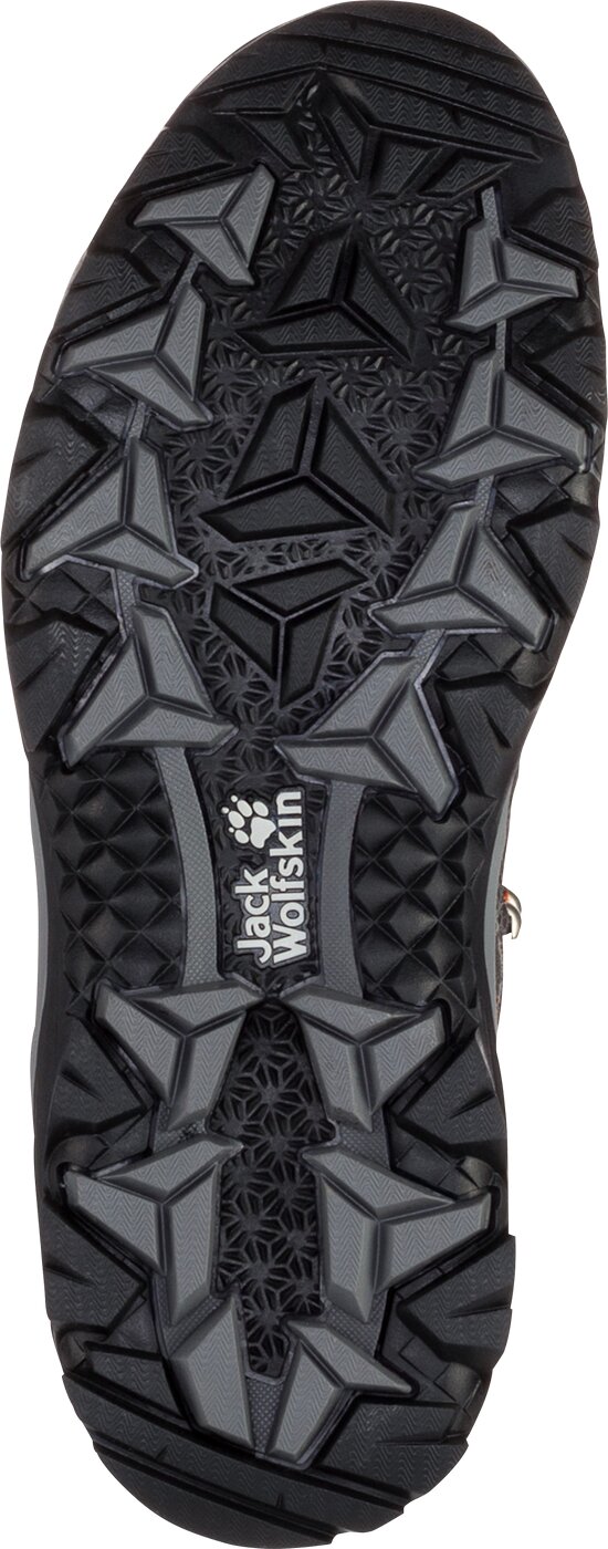 JACK WOLFSKIN - VOJO 3 TEXAPORE MID M GREY / ORANGE – Bild 2